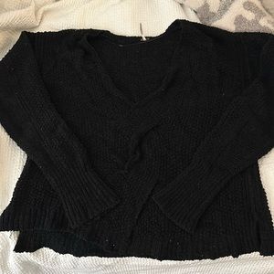Free people black sweater
